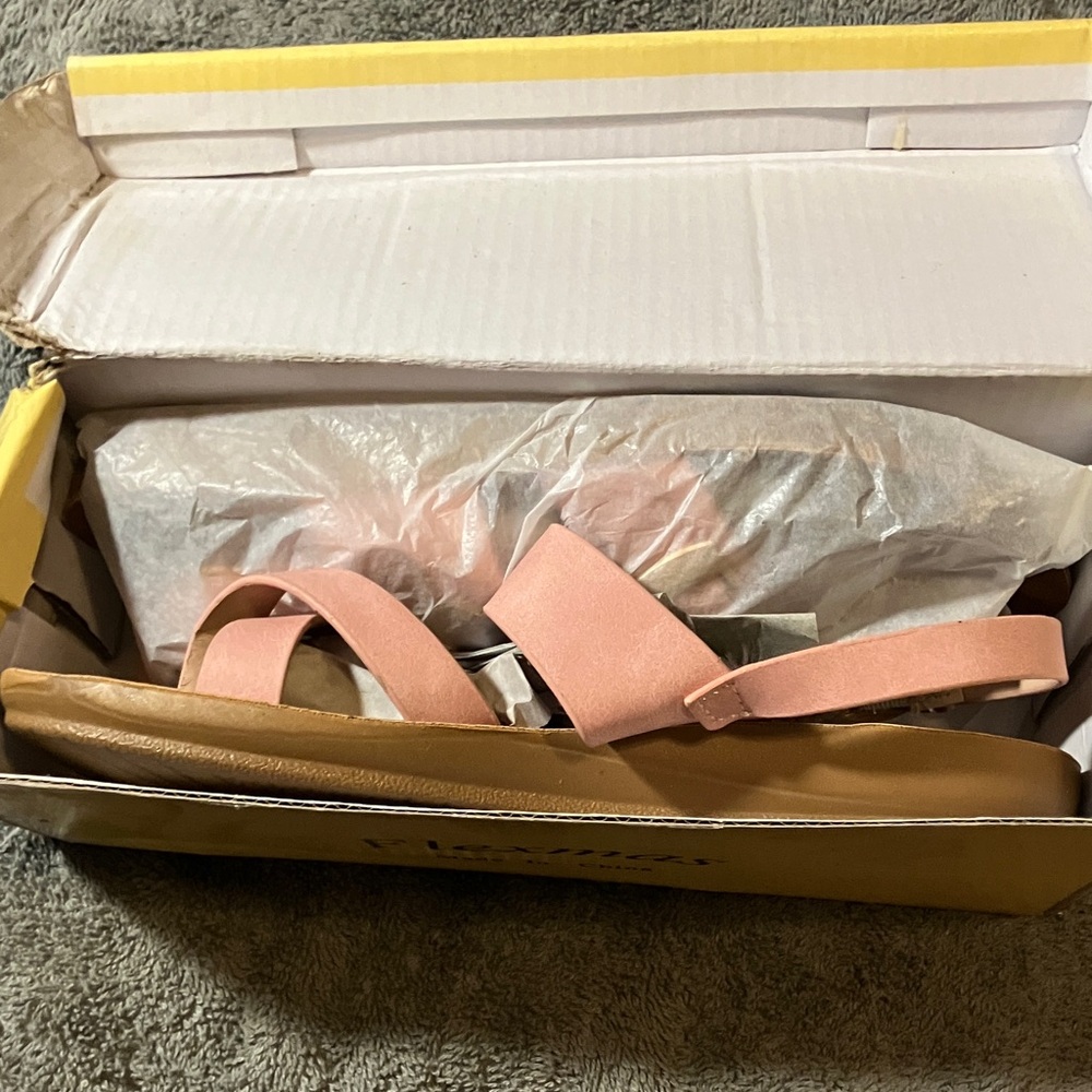 Pink Strappy Sandals